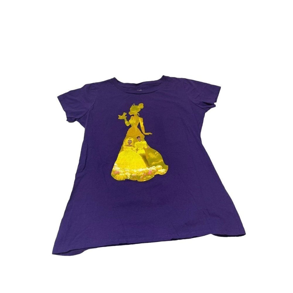 Disney Princess and the Frog Tiana Silhouette Tshirt L Juniors